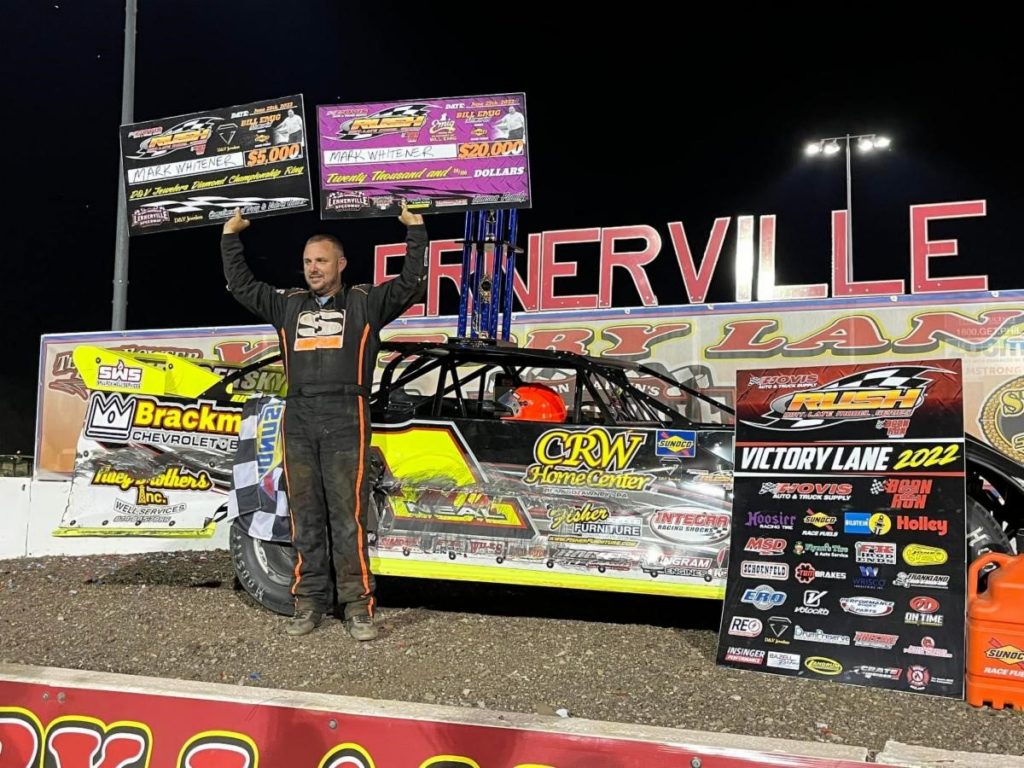 Mark Whitener Wins 2nd Straight "Bill Emig Memorial" at Lernerville