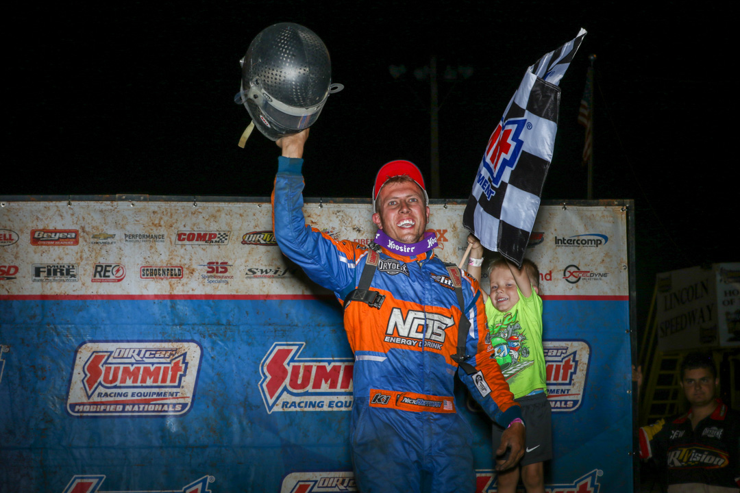 Hoffman Rallies from 20th in 17 Laps to Win at Lincoln