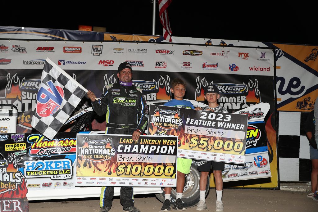 Shirley Wins Week 1 Points Title After Flag-to-Flag Feature Win at Sycamore