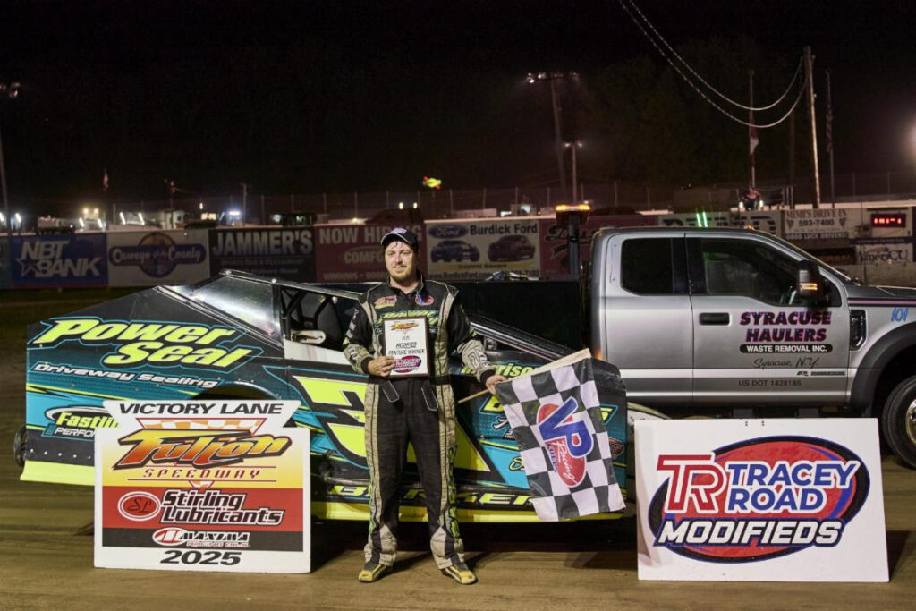 Corey Barker Races to Fulton Speedway Modified Victory Lane for The First Time